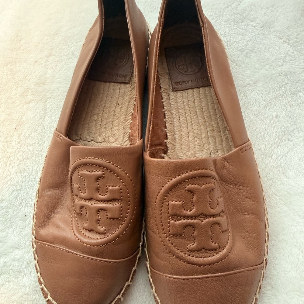 Tory Burch Tan Espadrille Shoes